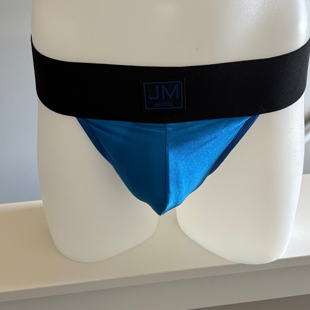 JM Men's Vibrant Blue  Backless Jockstrap